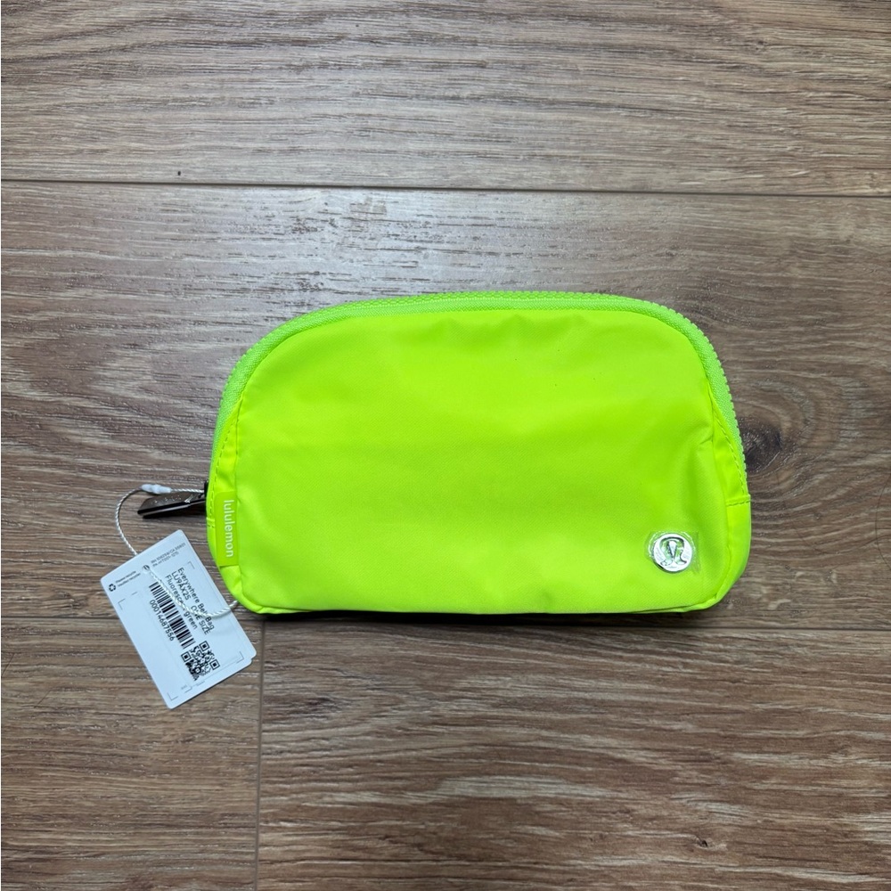 Lululemon Flourescent Green Belt Bag